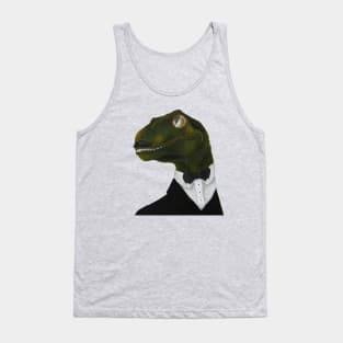 Dapper Velociraptor Tank Top